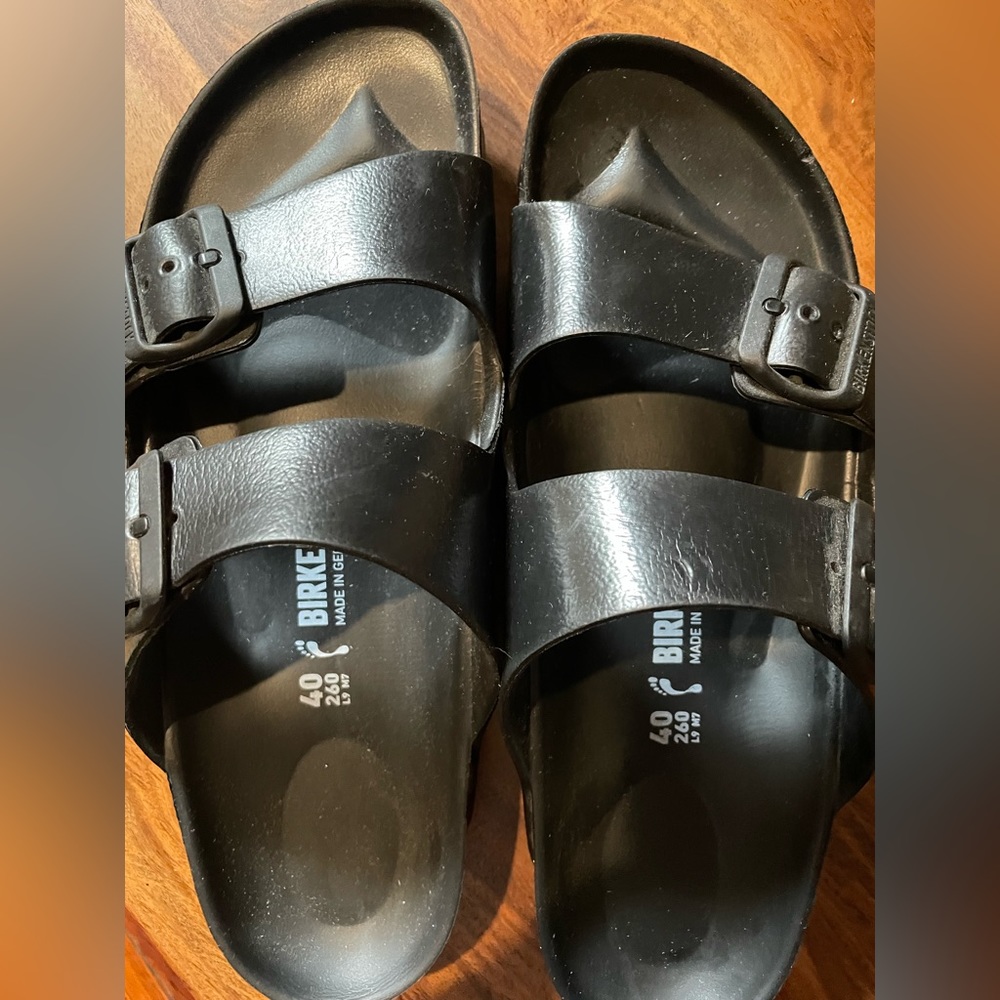 Black EVA Birkenstocks